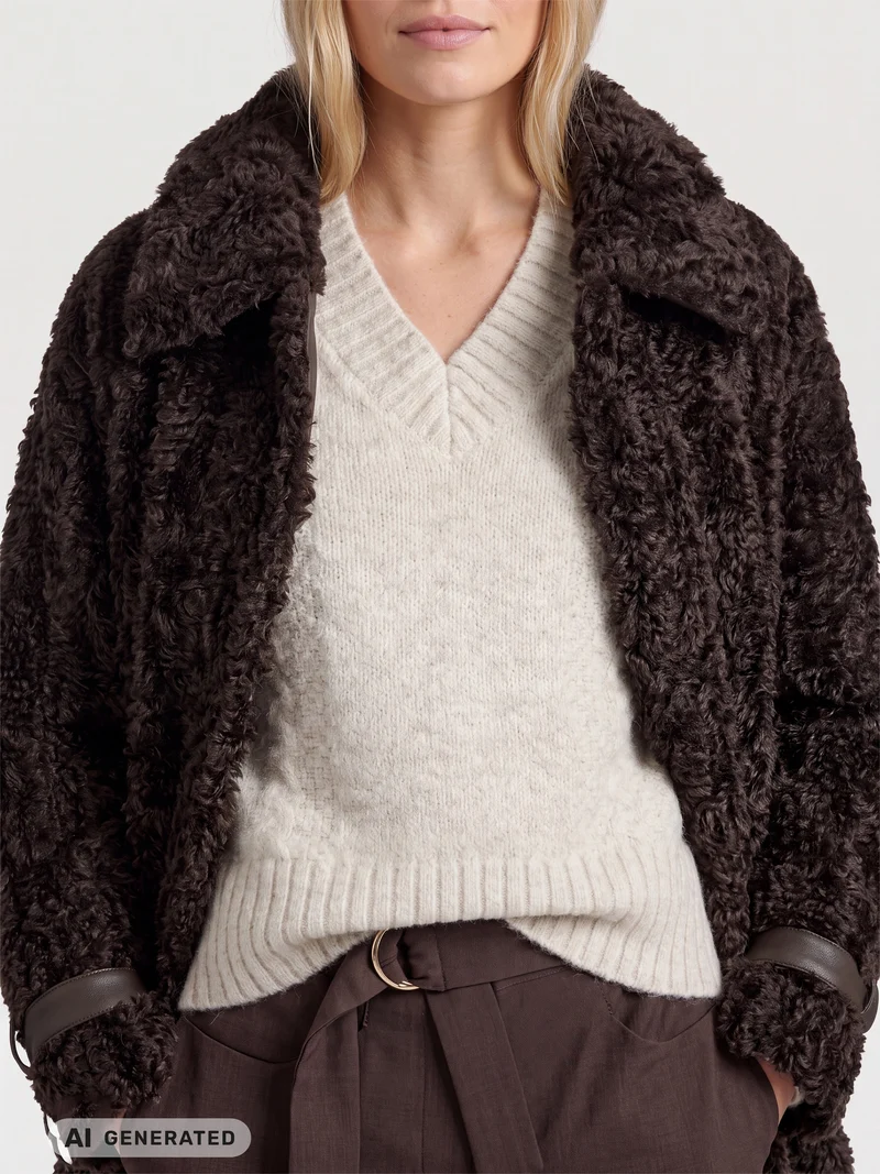 EILEEN Jacke kurz - Brown