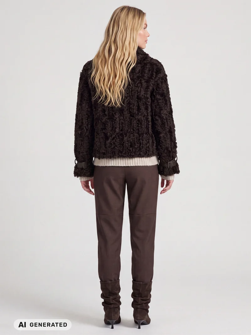 EILEEN Jacke kurz - Brown