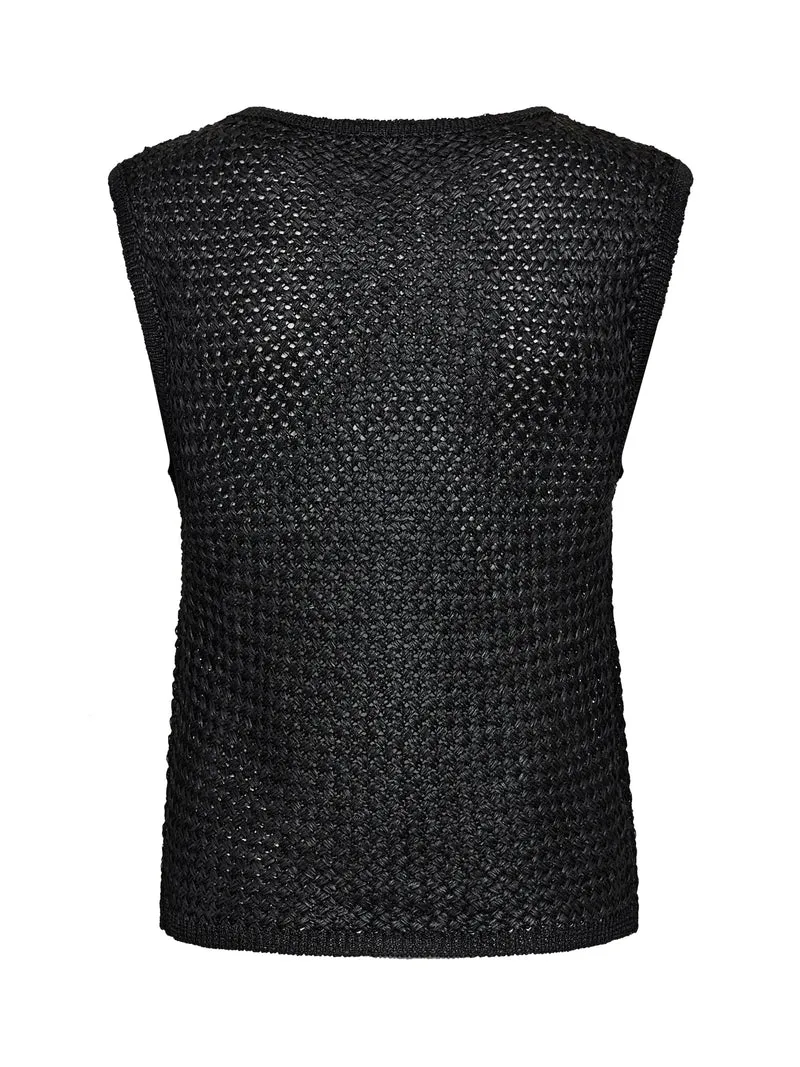 ELIETTE Top - Schwarz