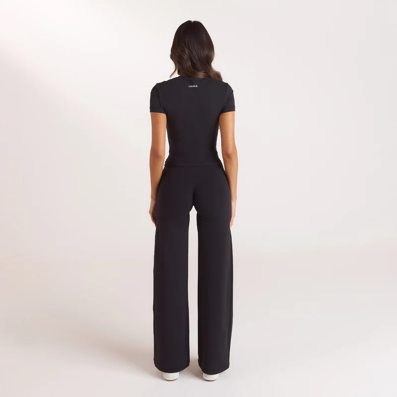 ContourSoft™ Gerade Leggings - Schwarz