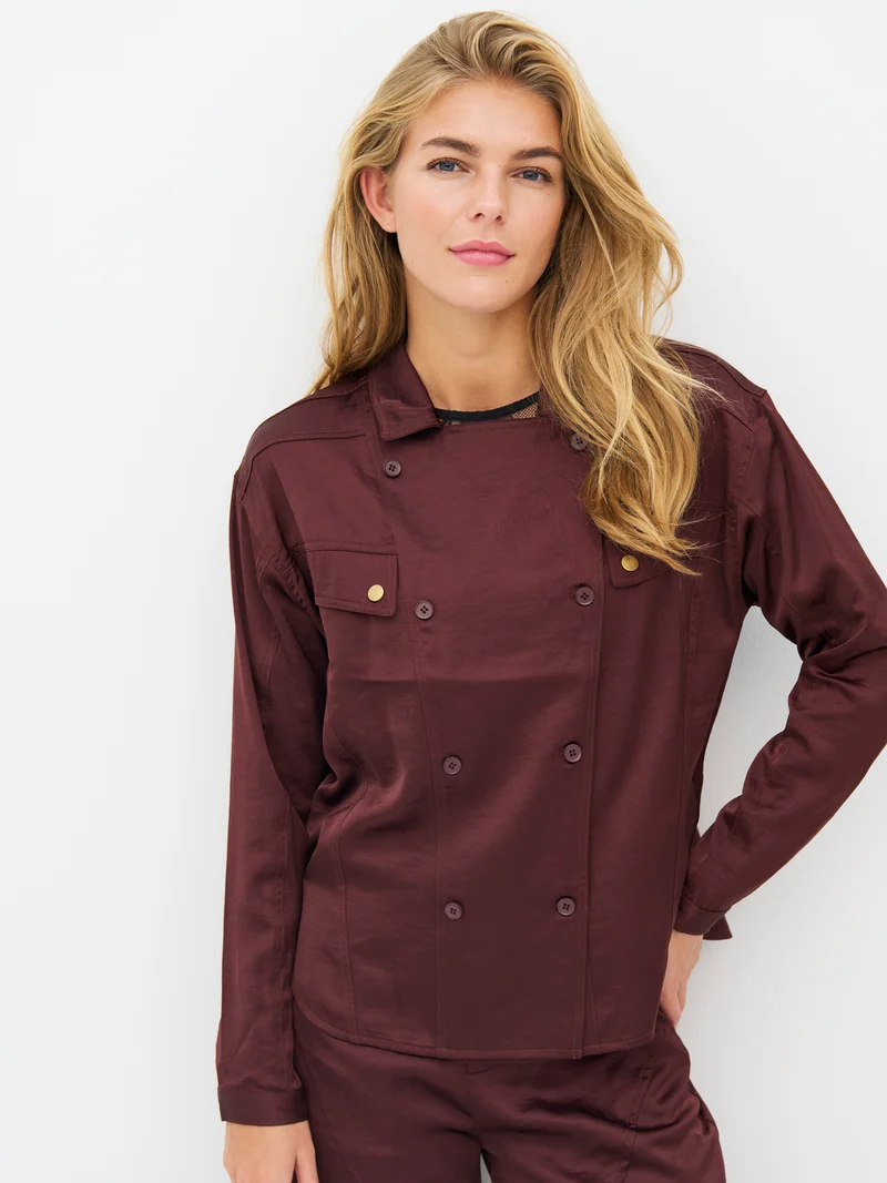 EMORY Hemd - Burgundy