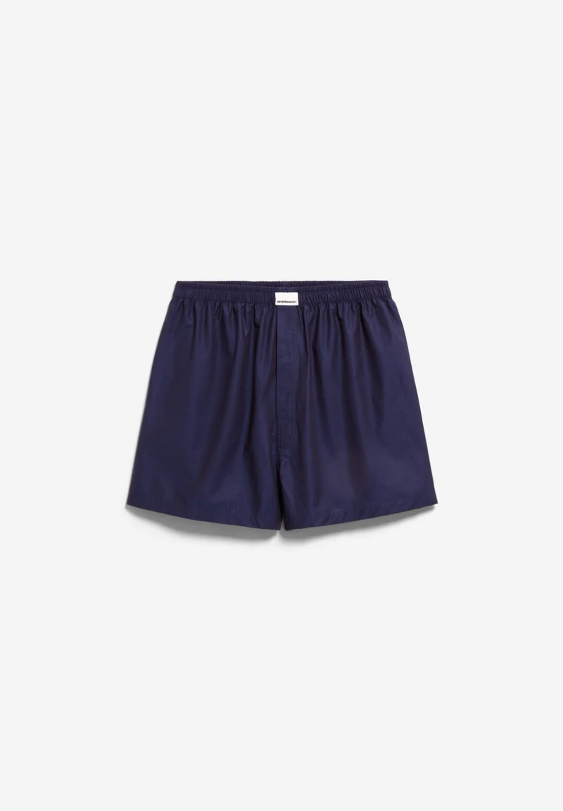 WOVEN BOXER SHORTS | tinted navy
