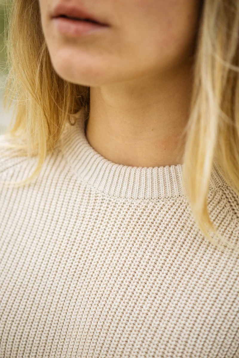 Strickpullover Rago Naturweiß