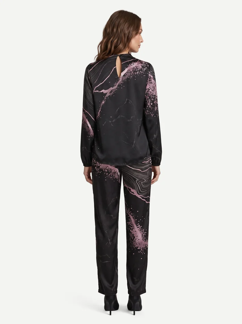 FIA-Bluse - Schwarz mix