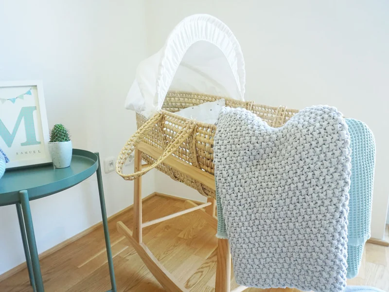 Babydecke Sam Strickset