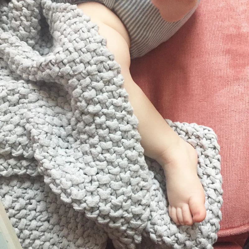 Babydecke Sam Strickset