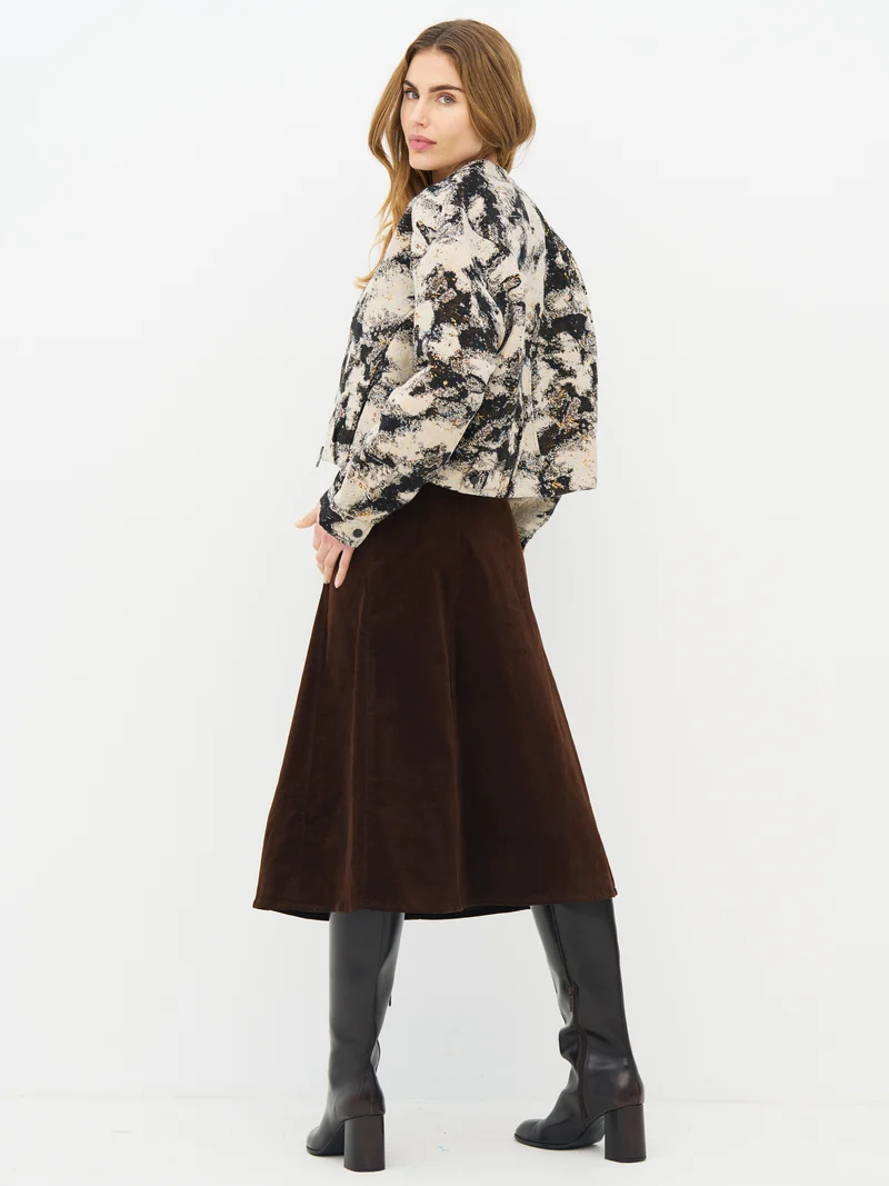EMMIE Jacke, kurz - Brown Mix