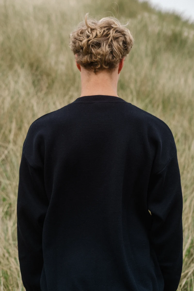 Full Milano Strickpullover Luca Dunkelblau