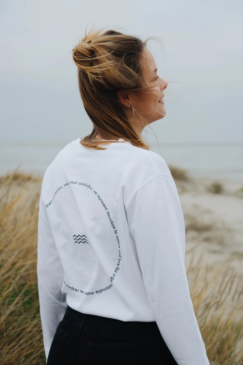 Longsleeve Rückenwind Weiß