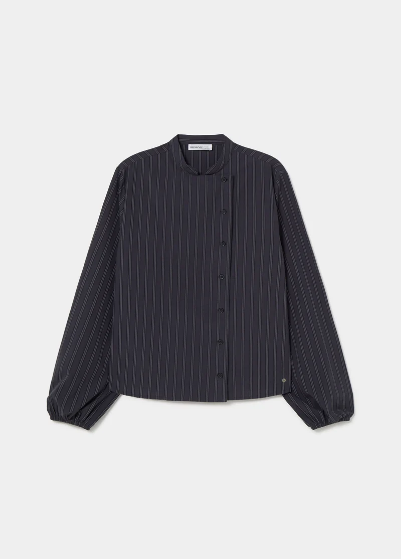 Puffy striped blouse