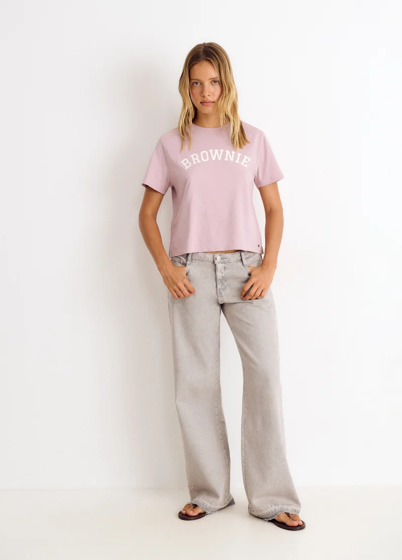 Logo text T-shirt