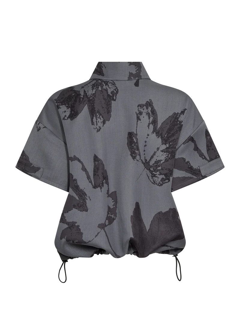 ELAYNE Top - Grey Melange