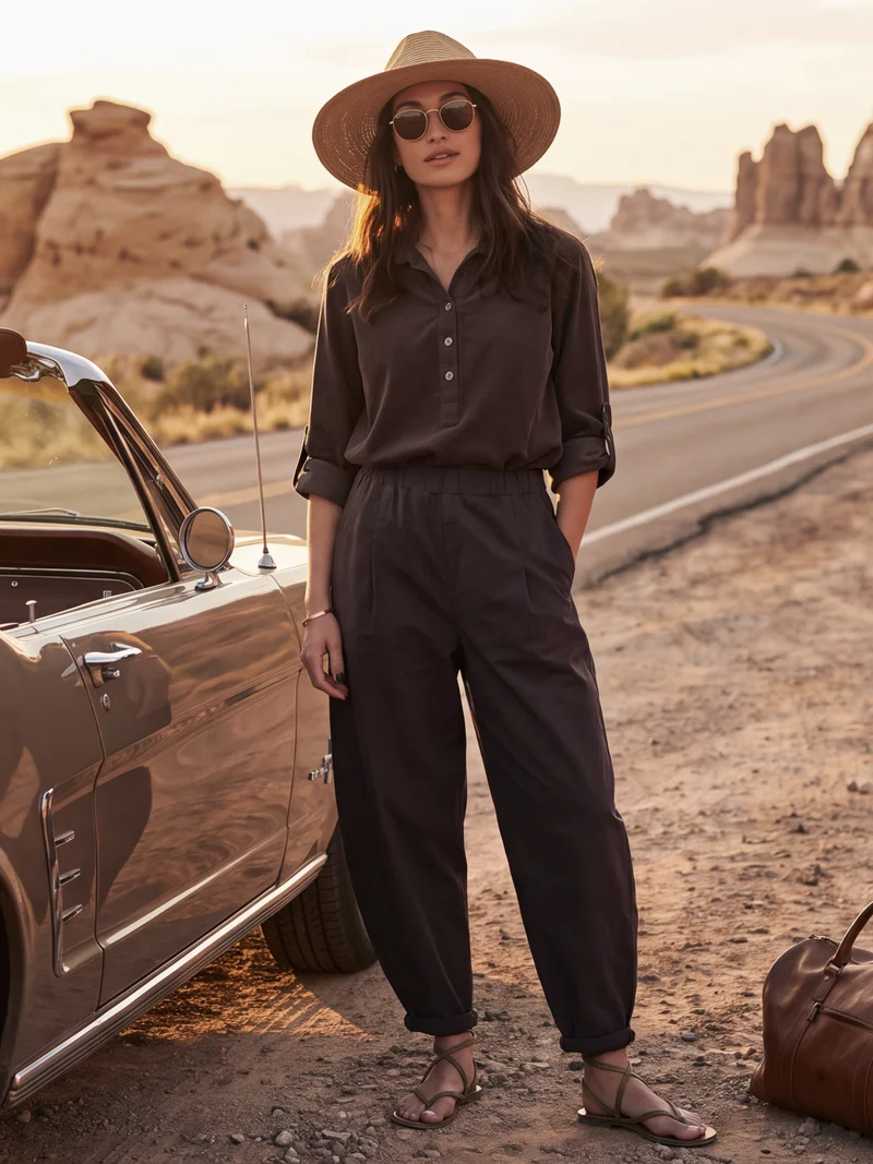 Catja Bluse - Brown