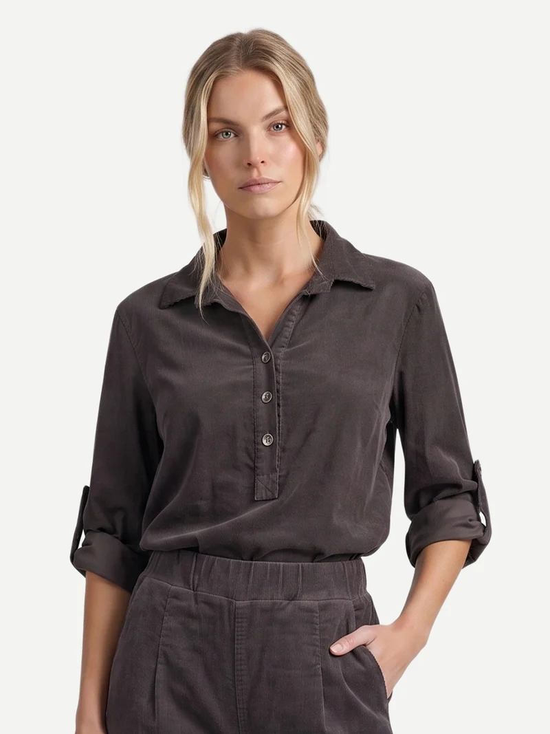 Catja Bluse - Brown