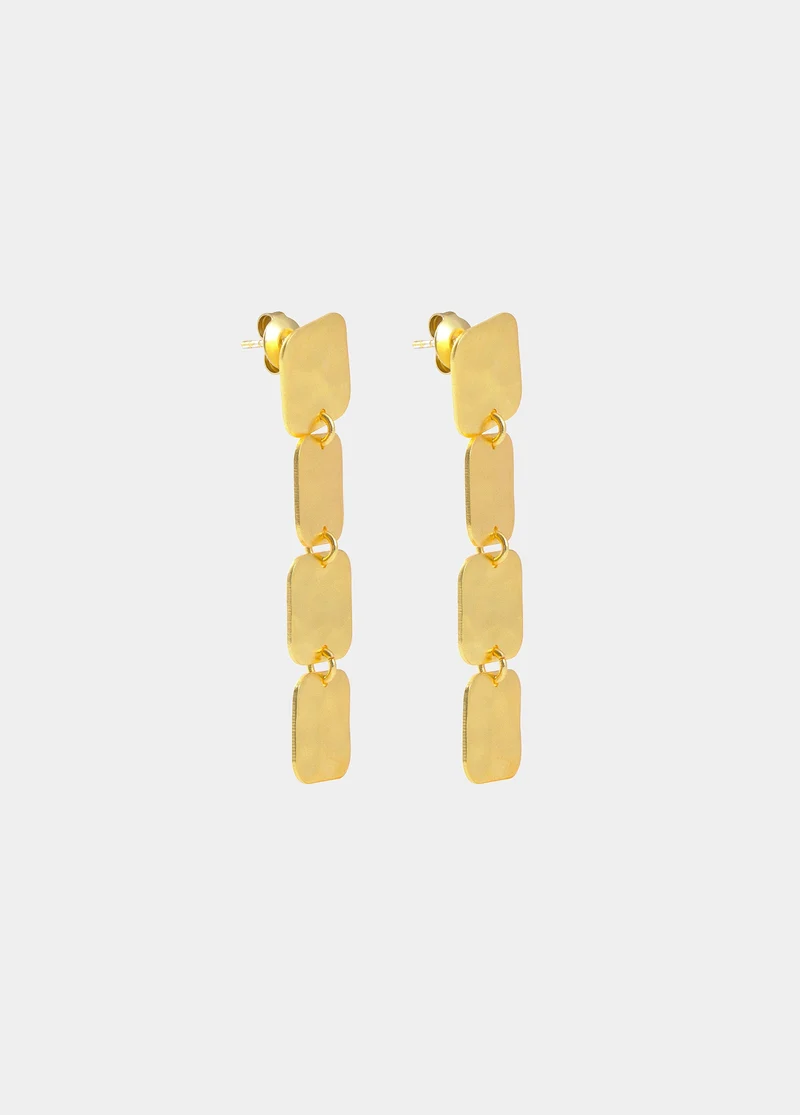 Square drop earrings