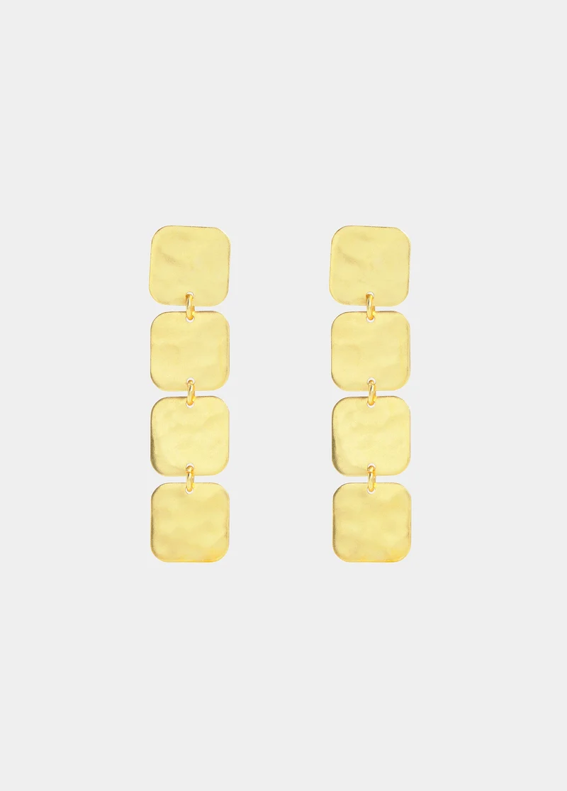 Square drop earrings