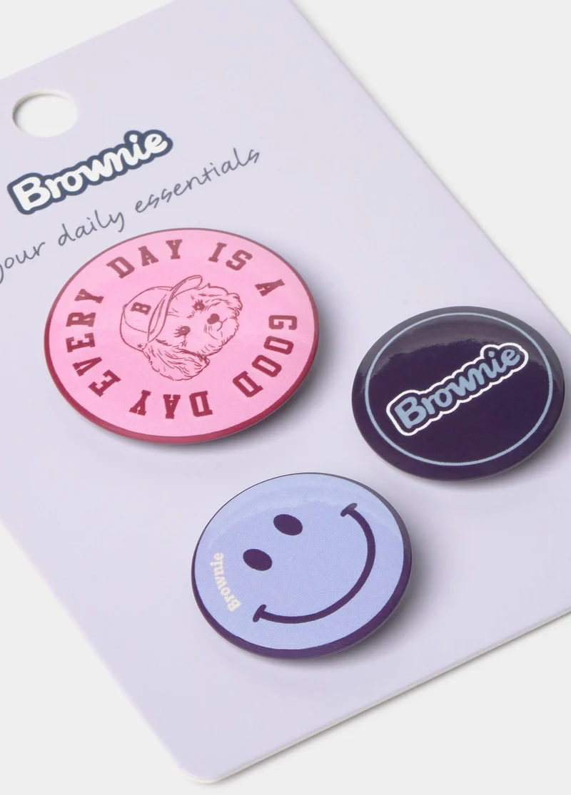 Back to school badge pack of 3
