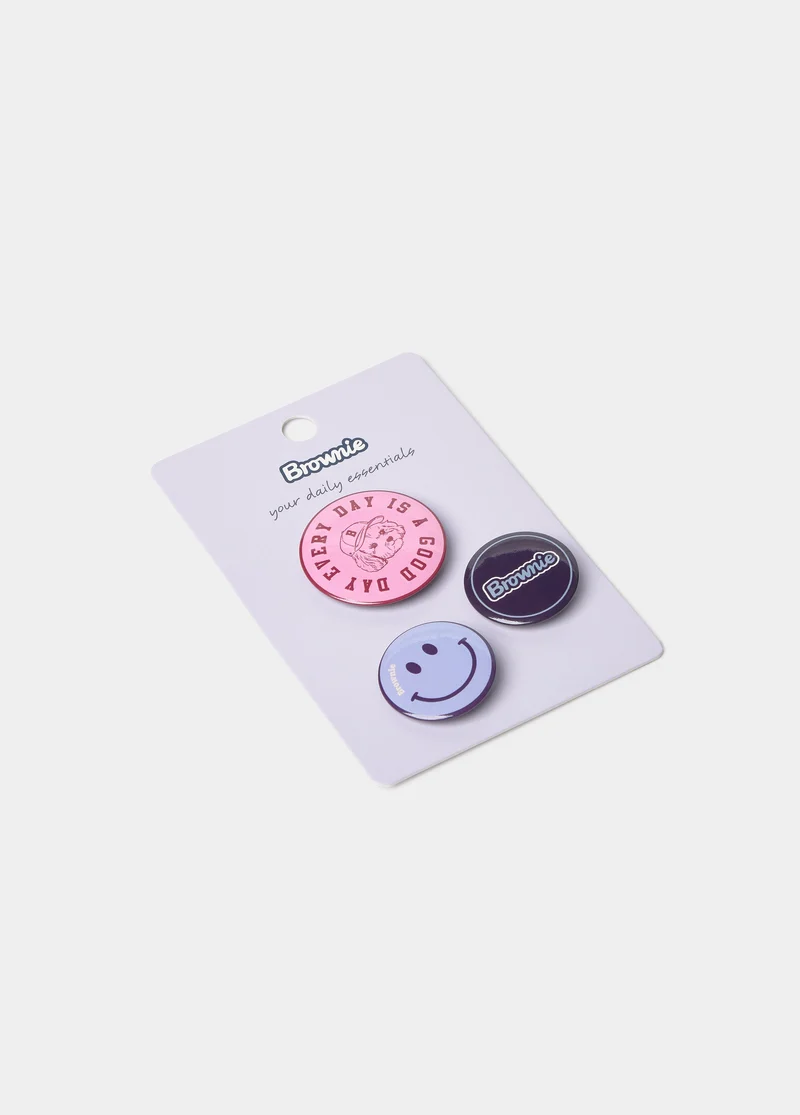 Back to school badge pack of 3