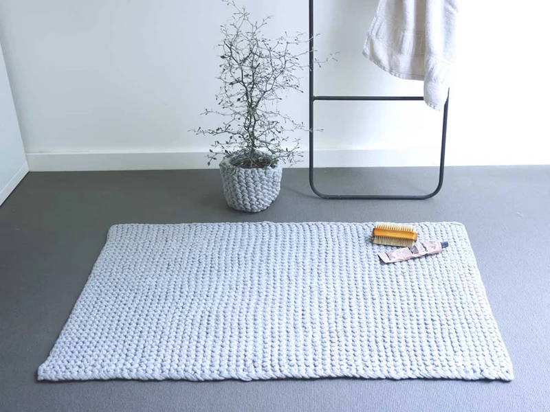 Hugo Badematte Strickset