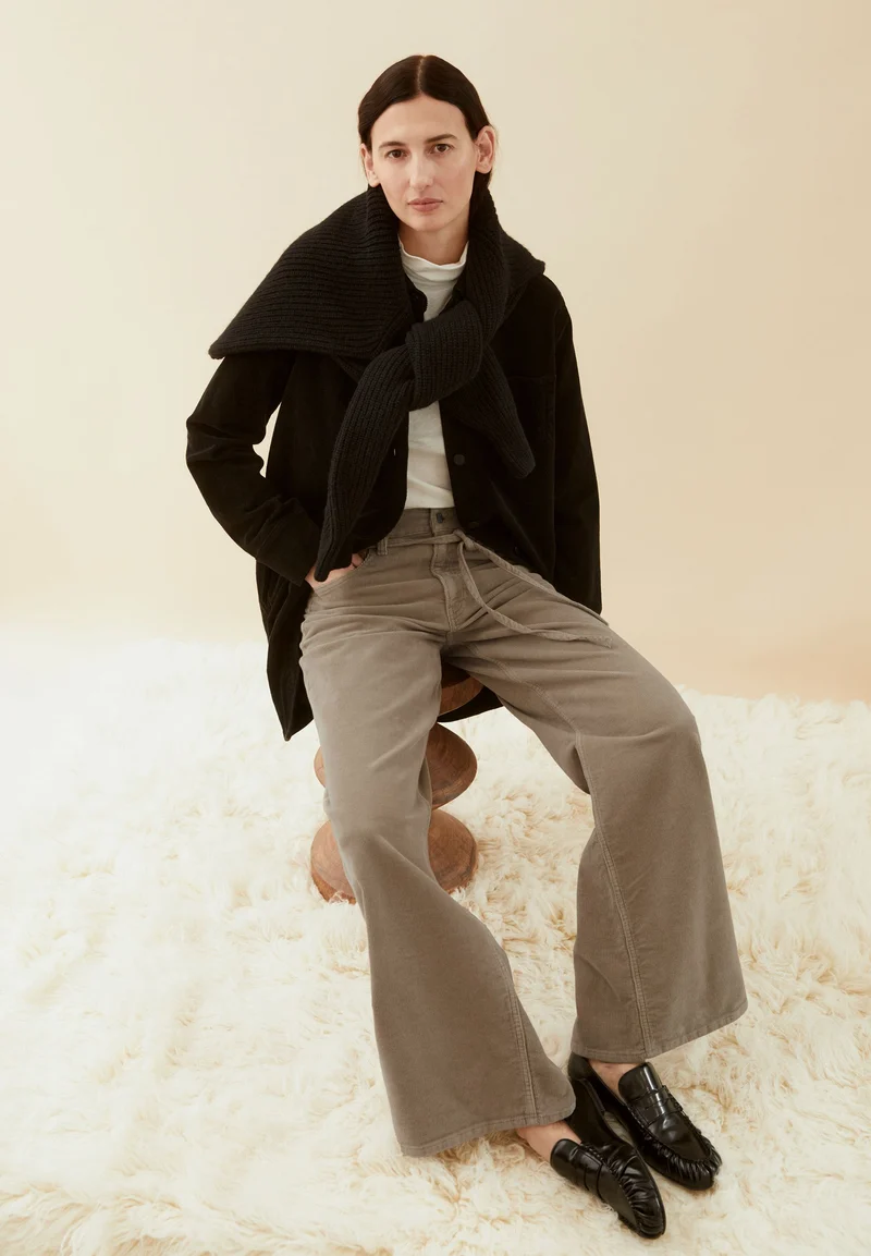ASTRAEAAS MID WAIST CORDHOSE | light sage