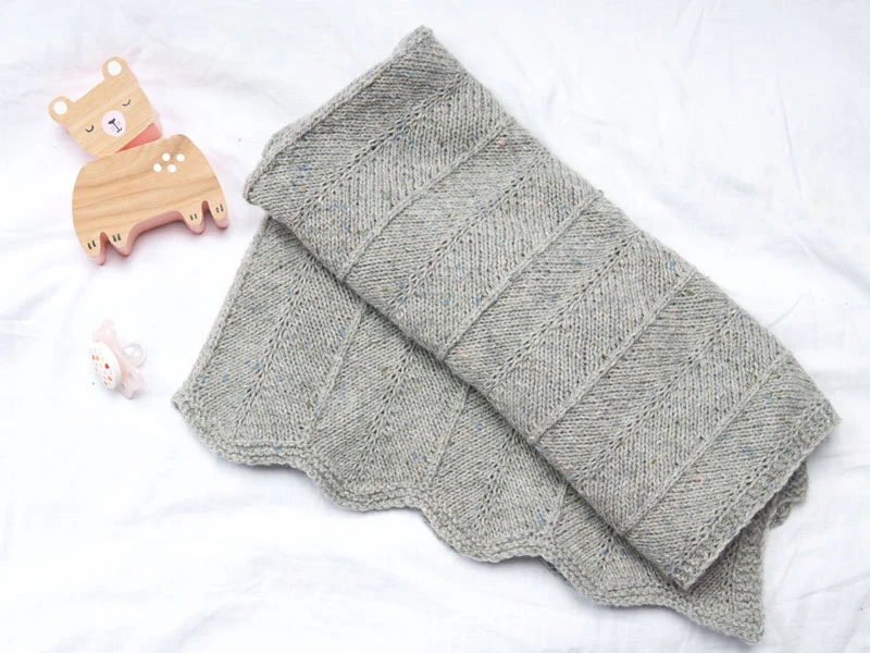 Strickset Babydecke Como, Wooltwist