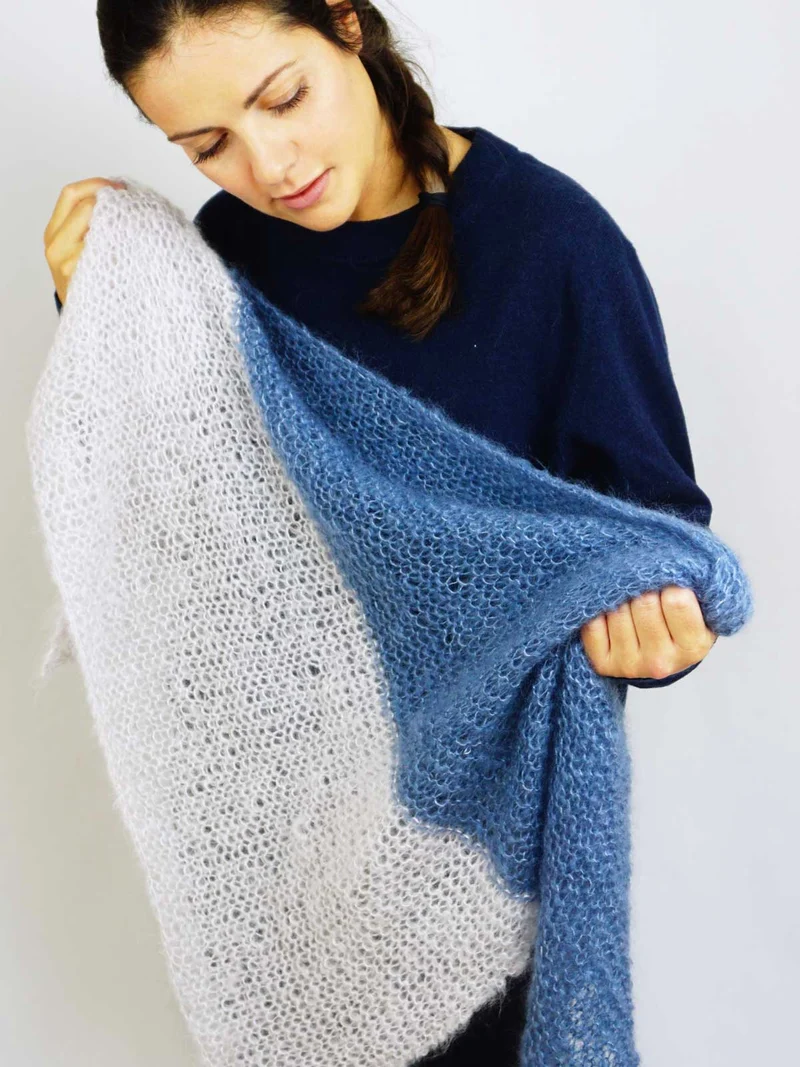 Anleitung Whisper Tuch, Wooltwist