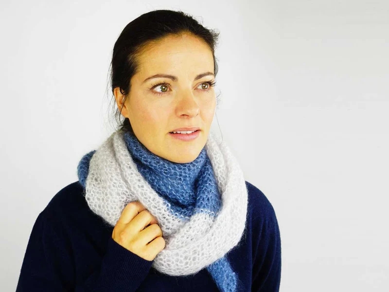 Anleitung Whisper Tuch, Wooltwist