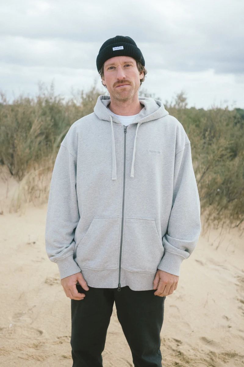 Zip-Hoodie Thy Hellgrau