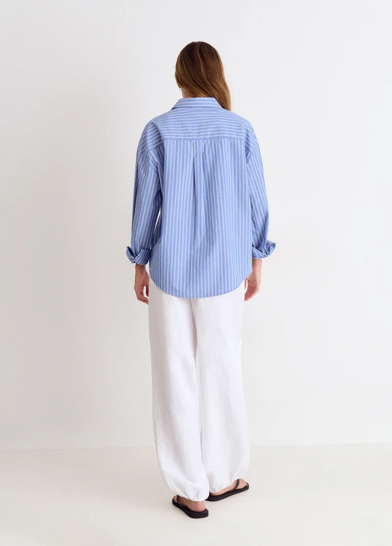 Geometric-print shirt