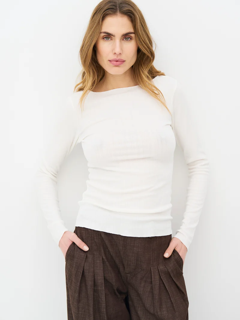 ABIHA T-Shirt - Bone
