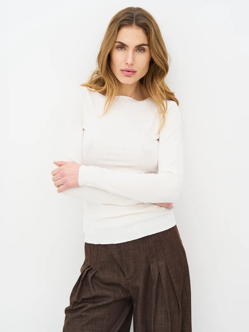 ABIHA T-Shirt - Bone