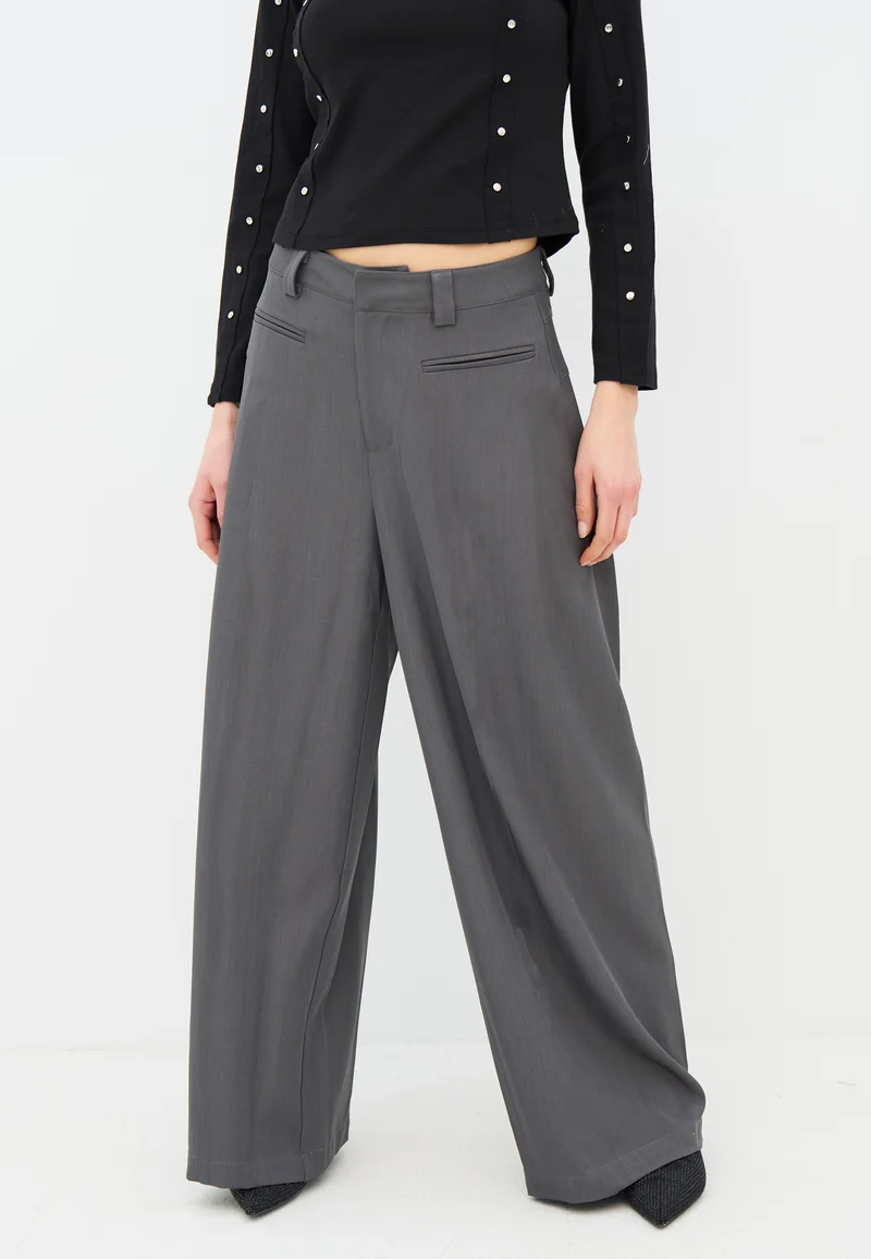 ELAYNE Hose - Grey Melange