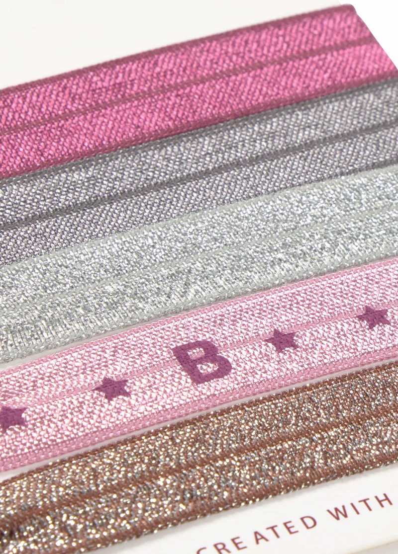 Brownie logo hair ties