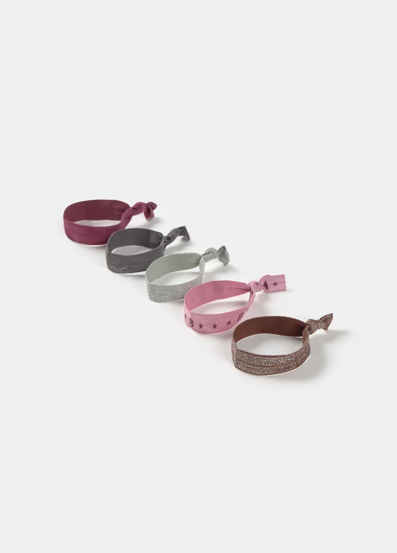 Brownie logo hair ties
