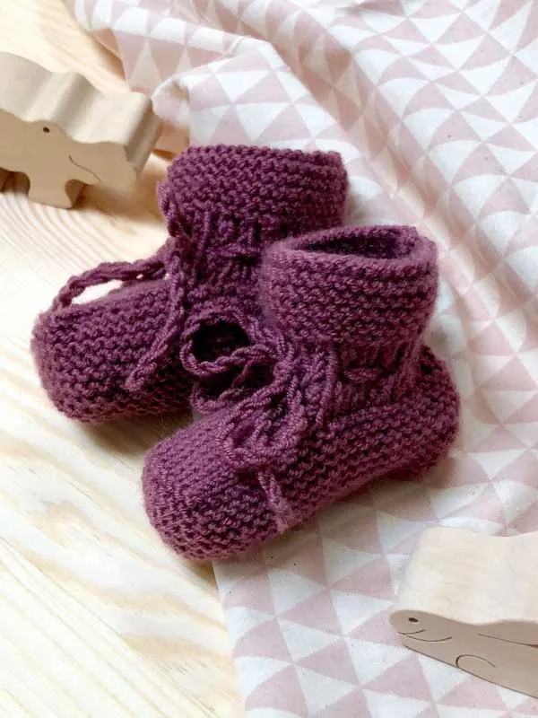 Anleitung Tiny Booties, Wooltwist