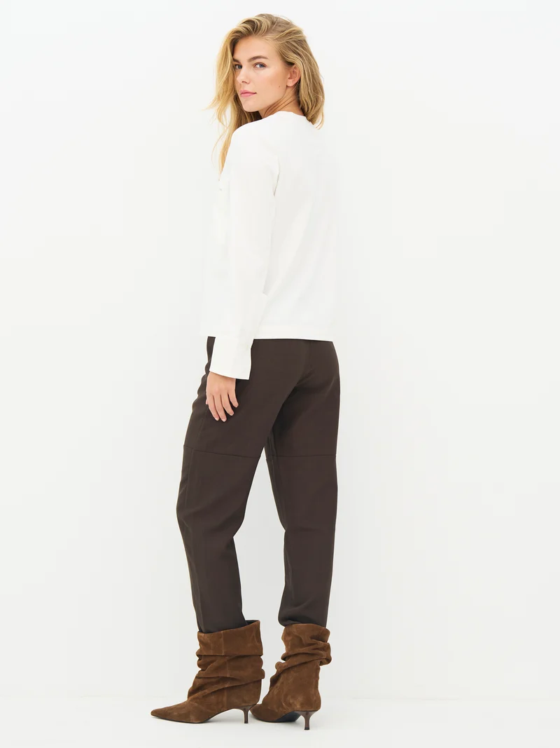 EMMA Langarmshirt - Creme