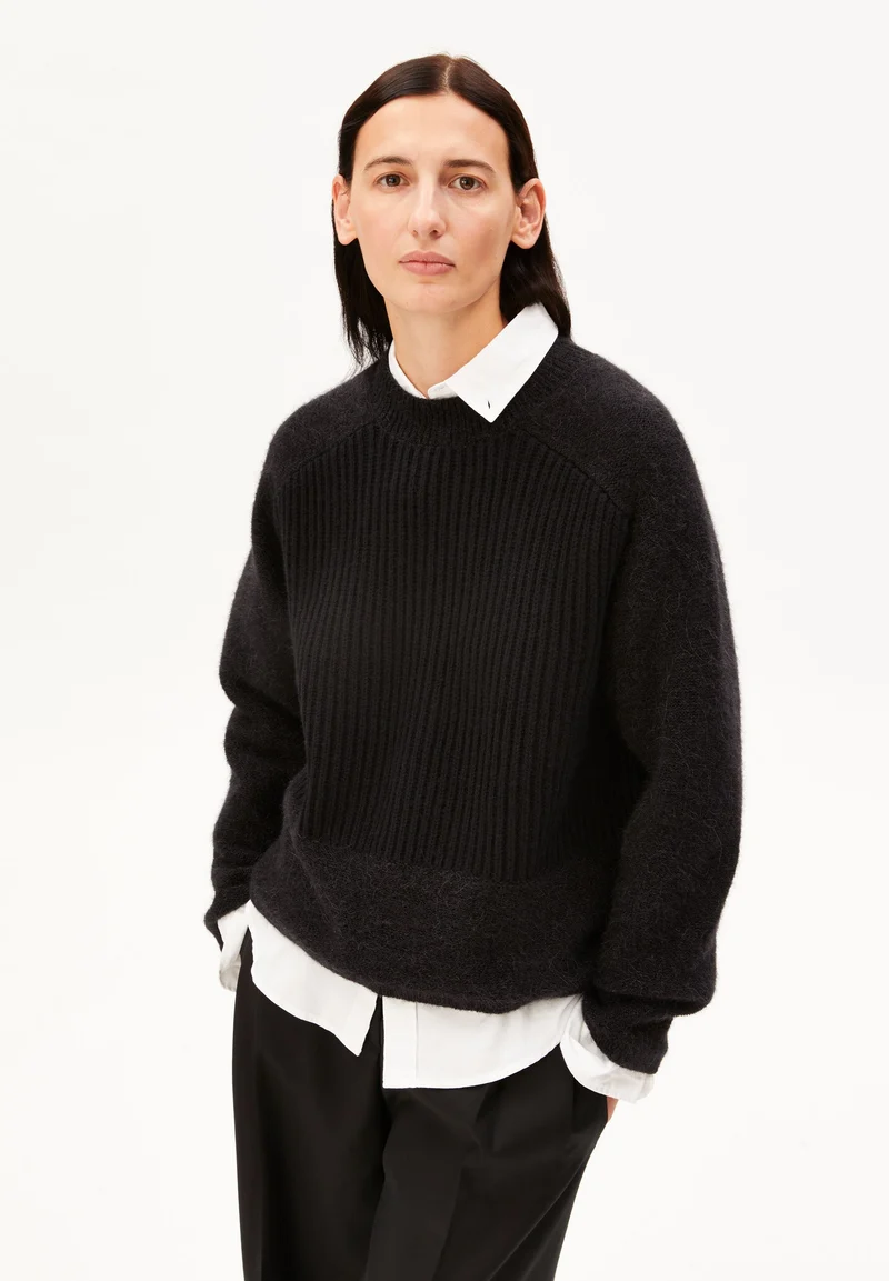ALPAKA-MIX STRICKPULLOVER