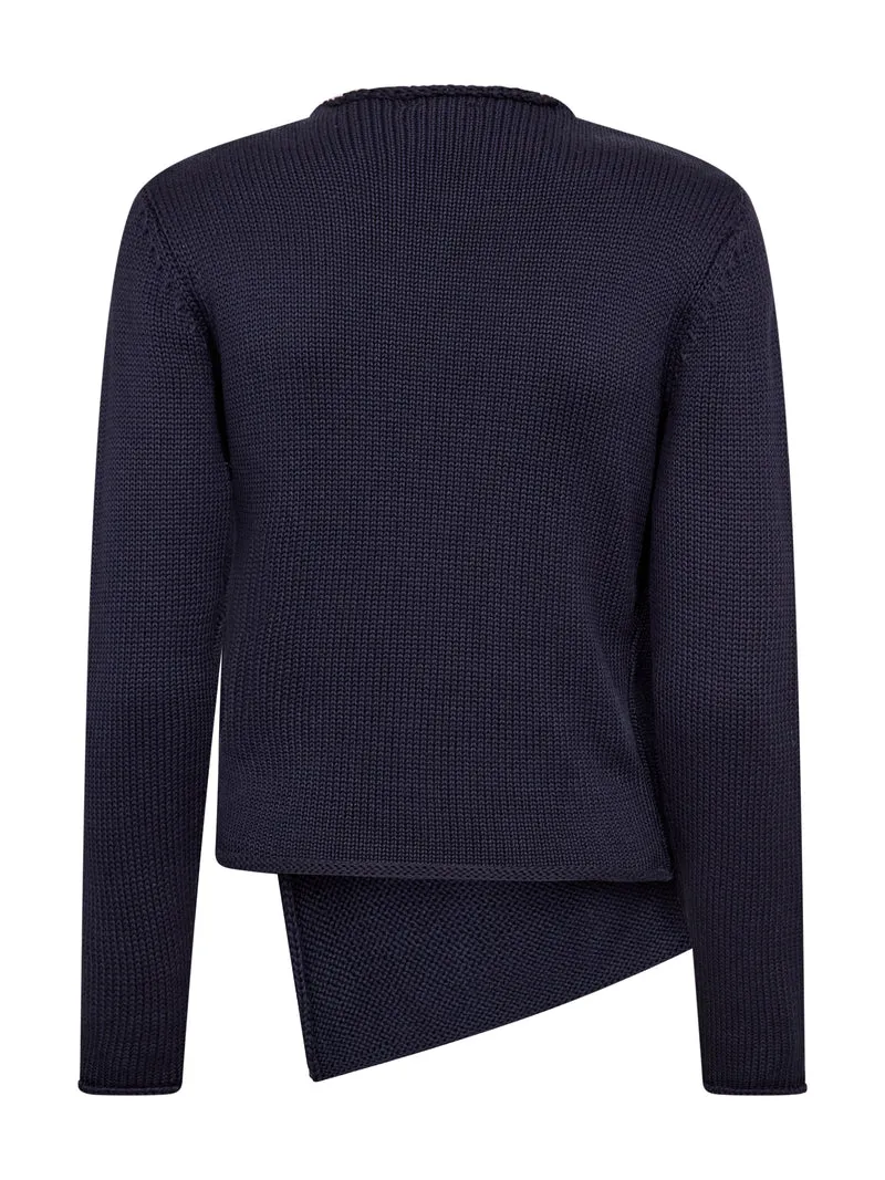 ELLA Strickbluse - Navy