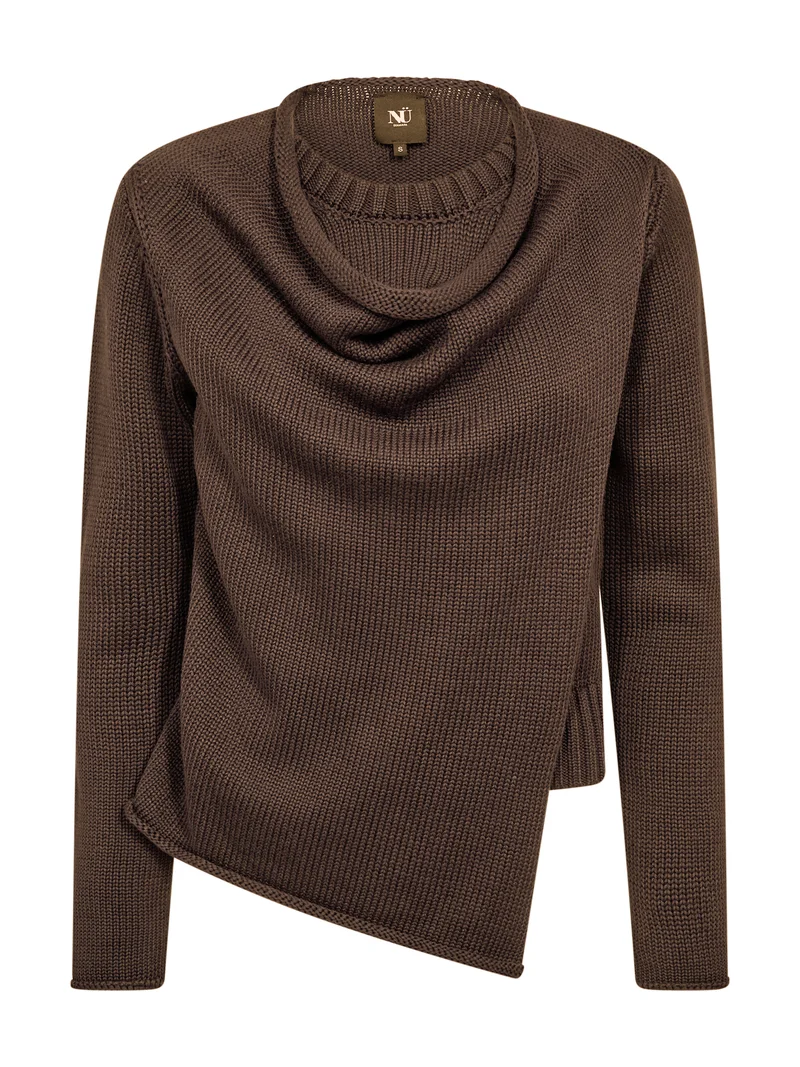ELLA Strickbluse - Brown