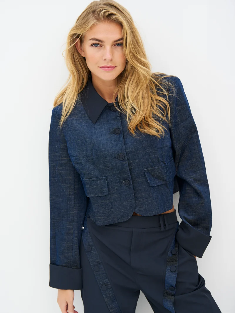 EBBA Blazer - Midnight Blue mix