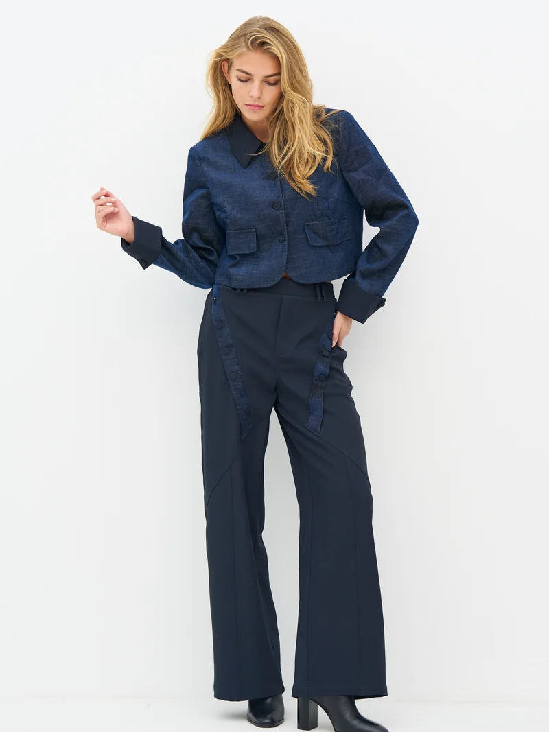 EBBA Blazer - Midnight Blue mix