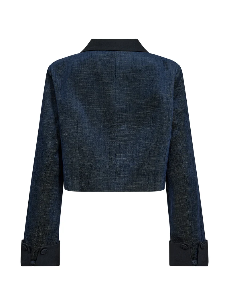 EBBA Blazer - Midnight Blue mix
