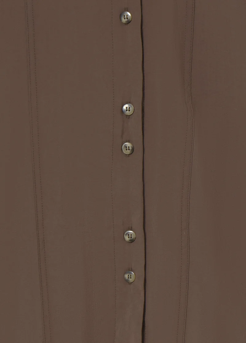High-neck blouse