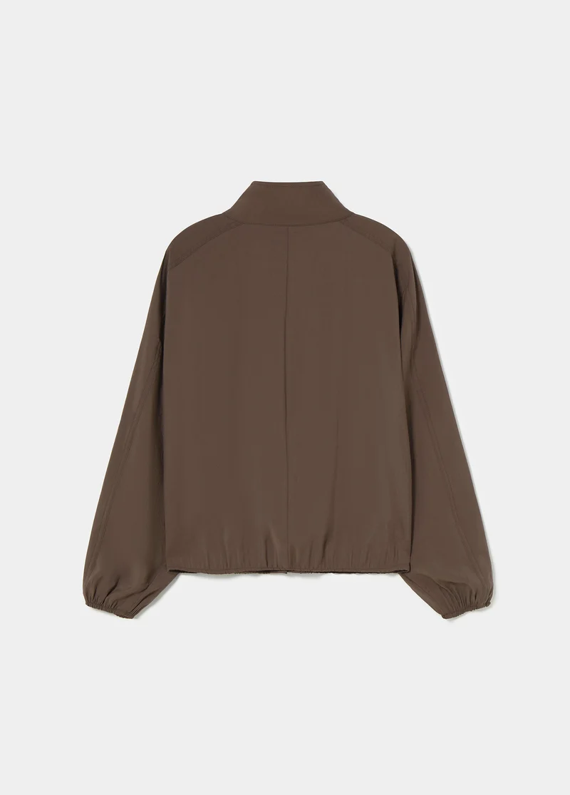 High-neck blouse