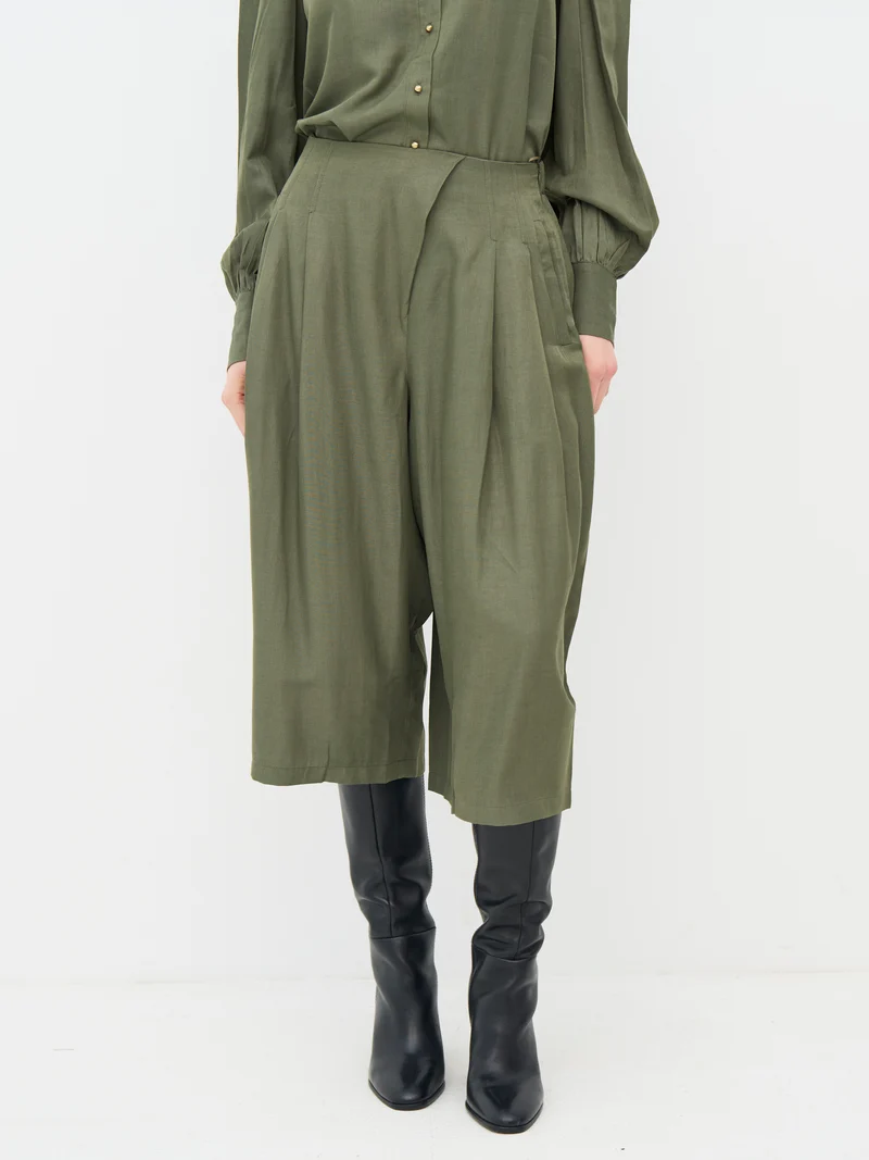 EDEN Culotte Hose - Army