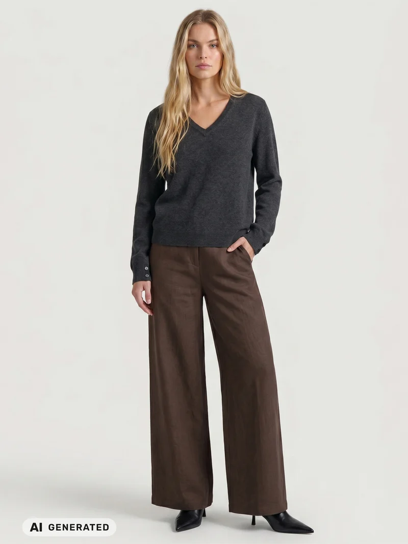 ERINORA Hose - Brown