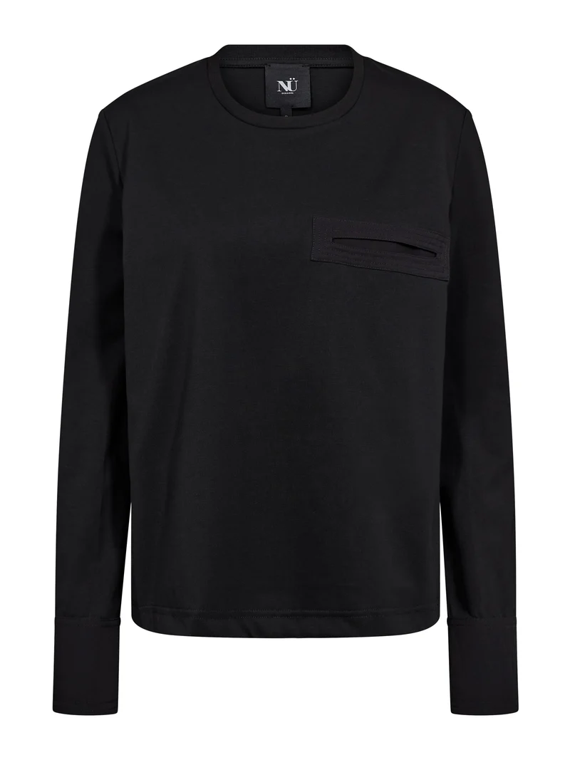 EMMA Langarmshirt - Schwarz
