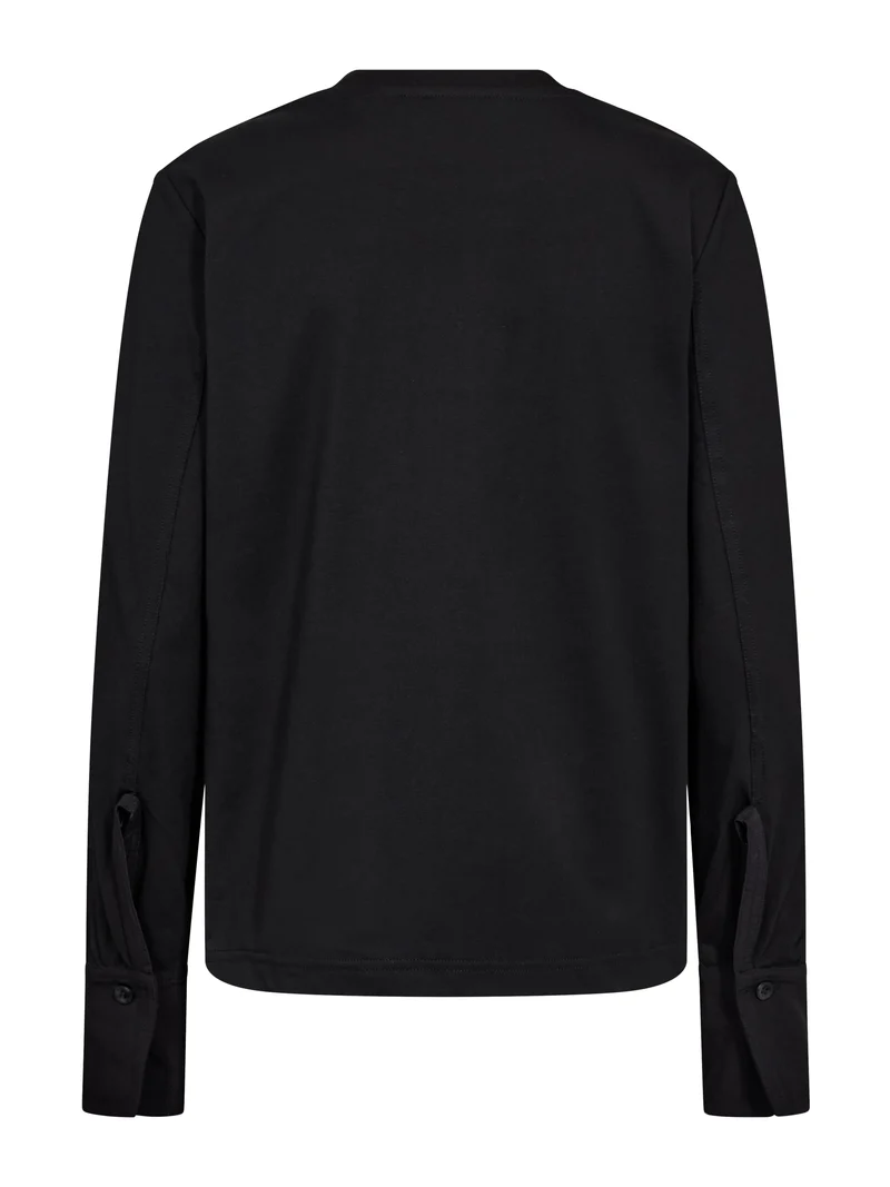 EMMA Langarmshirt - Schwarz