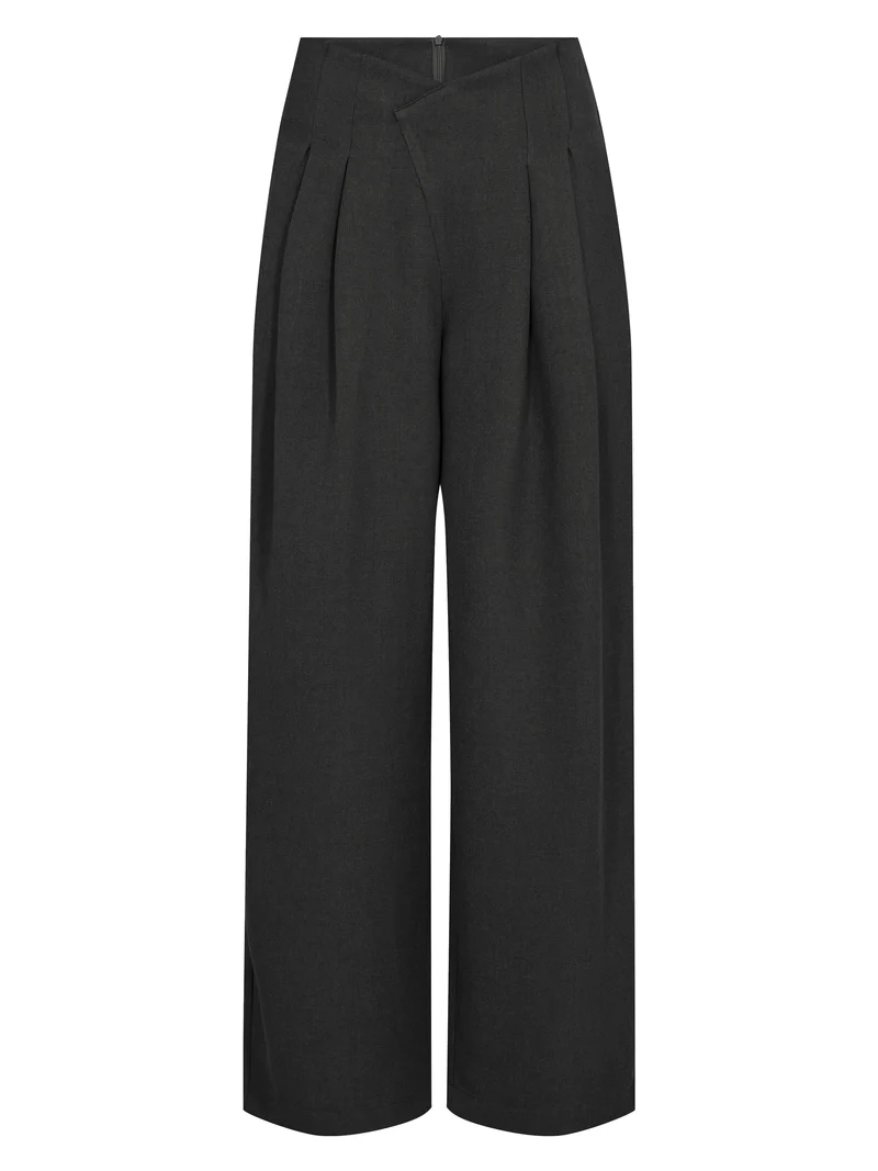 EDITH Hose mit hoher Taille - Schwarz