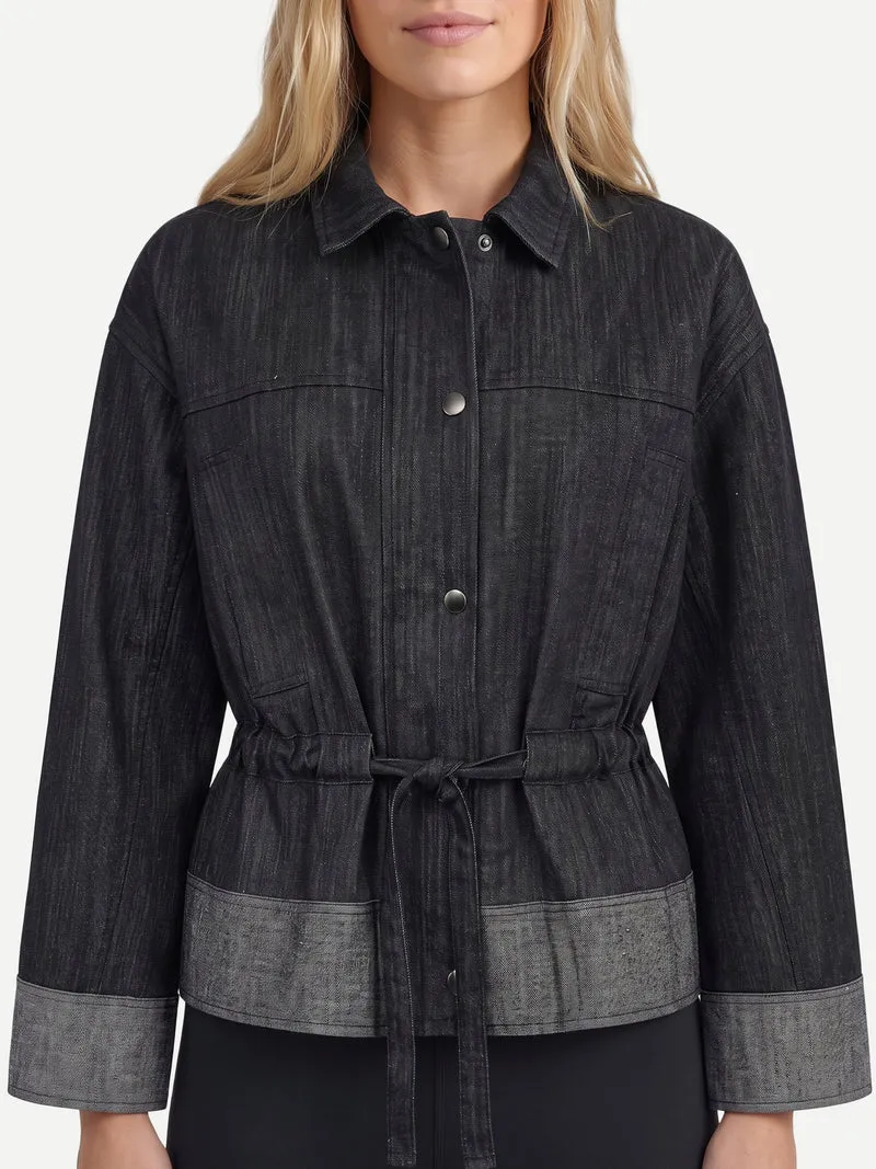 ASTI Jacke - Black Denim